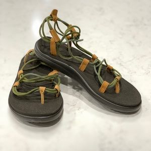 Teva Voya Infinity Green Sandal, NEW!